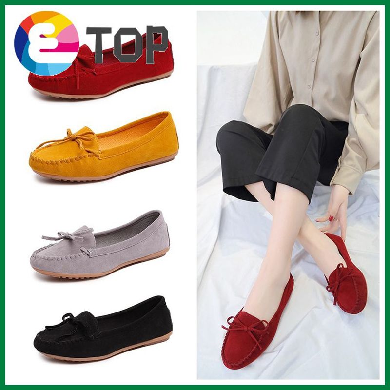 Women Flat Loafers Fashion Low Shallow Flat Moccasins Shoes