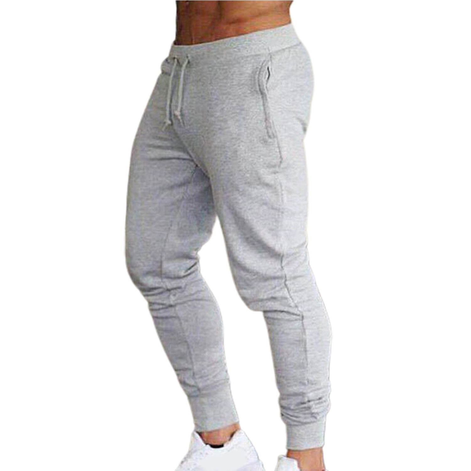 Autumn Trousers Elastic Waist Ankle Banded Spring Sweatpants