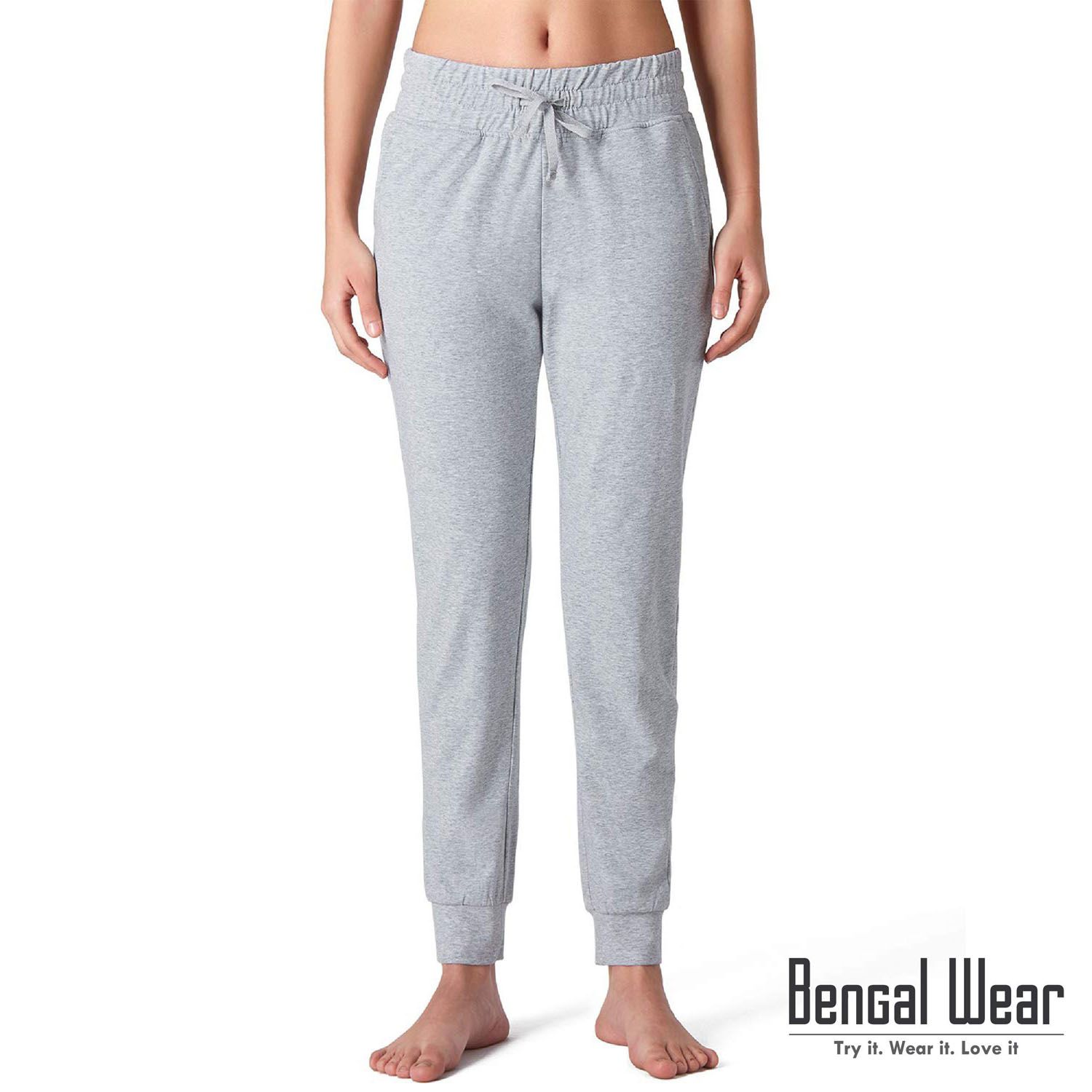 Slim-Fit Sweatpants / Joggers for Woman - Light Ash