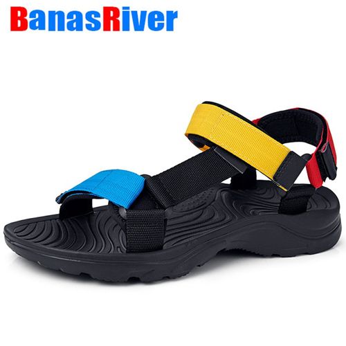 Fashion Outdoor Lightweight EVA Sole Breathable Sandy Beach New Men Sandals Garden Shoes Summer High Quality Clogs Big Size 46