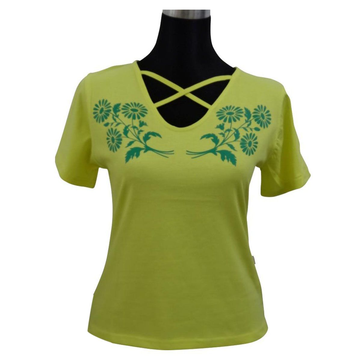 Lemon V V-Neck T-Shirt