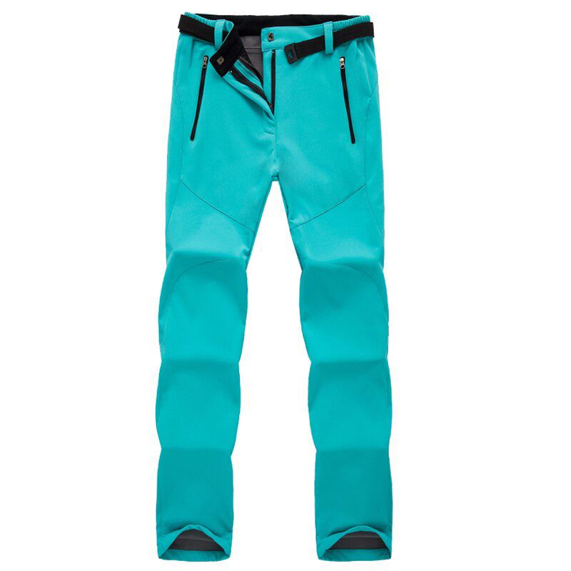 Women's Winter Warm Cargo Stretch Pants Casual Fleece Snow Pants Waterproof Soft Shell Long Trousers Tactical Work Pants S-3XL