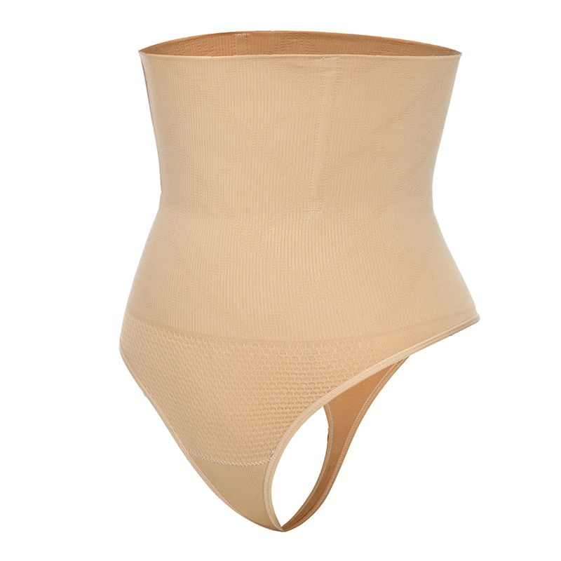 Seamless Women High Waist Thongs Tummy Control Underwear 4 bones Slimming Lifter Body Shaper Enhancer Panty Booty Lifter