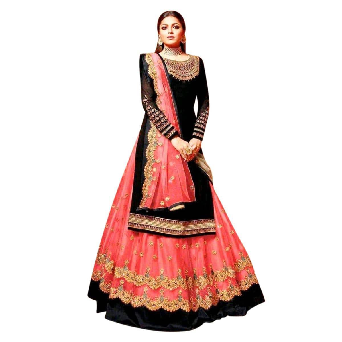 Unstitched Indian Georgette Gown For Women