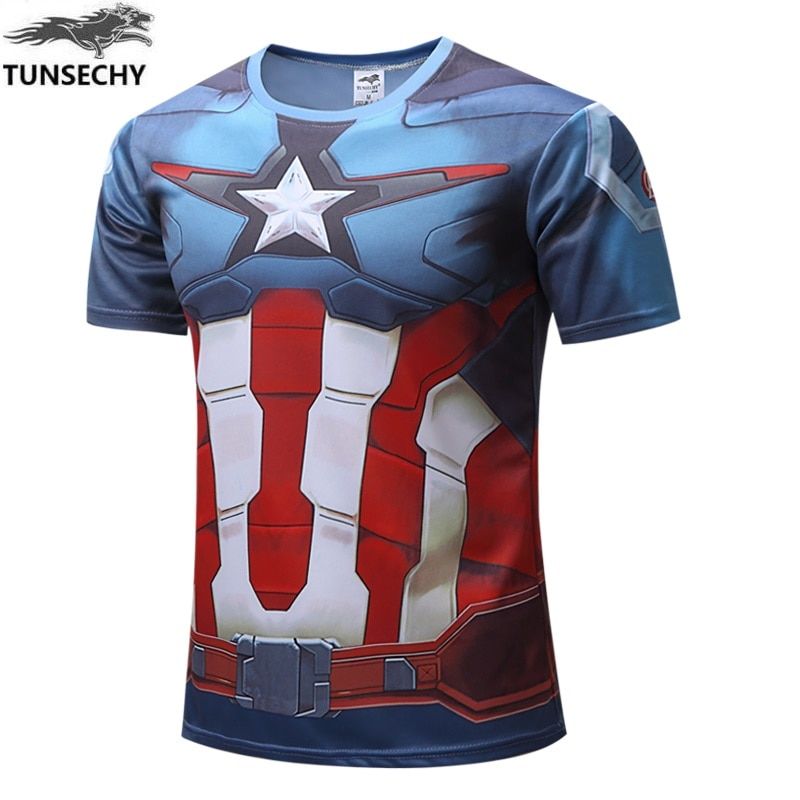 casual personality retro spider T-shirt men's round neck short-sleeved men's T-shirt summer 3D top