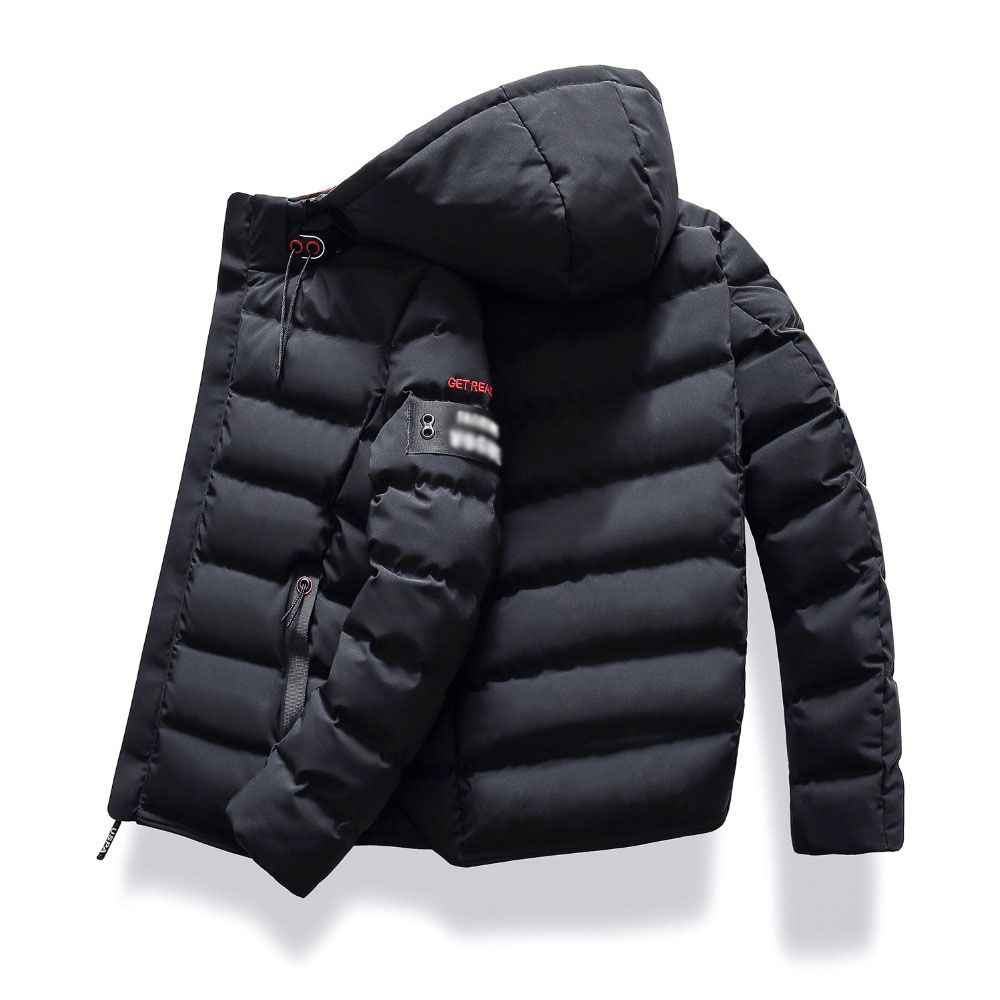 Fashion Men Winter Jacket Coat Hooded Warm Mens Winter Coat Casual Slim StuMale Overcoat ABZ82
