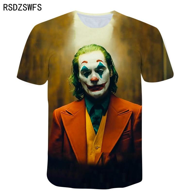 Summer Fashion T Shirt for Men Women's t-shirt Clown 3D Casual Oversized T-shirt Short Sleeve Top Girls Clothes XXS-5XL