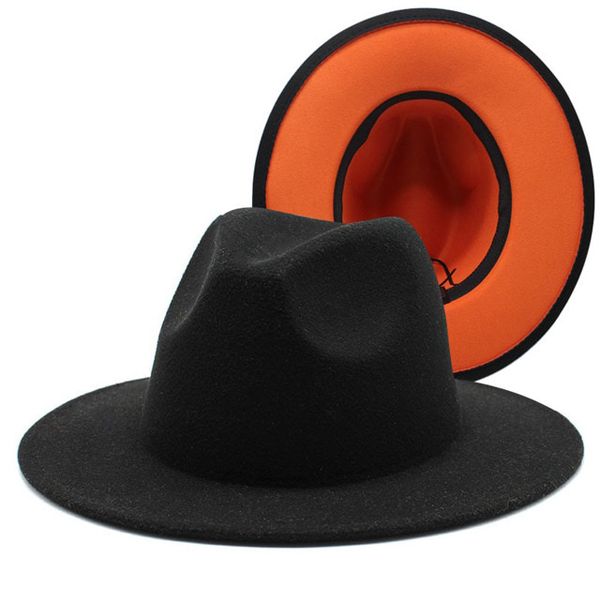Tuo Toned Fedora Hat Women Man Panama Church Party Hats Male Fashion Hat Ladies Wide Brim Fedoras Jazz Cap Autumn winter Hat