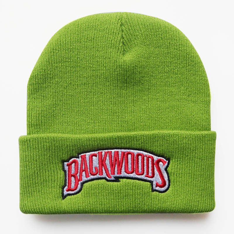 2019 Brand New Backwoods Letter Knitted Beanie Acrylic Men Women Fashion Knitted Winter Hat  hop Skullies Hats for Girls Boys