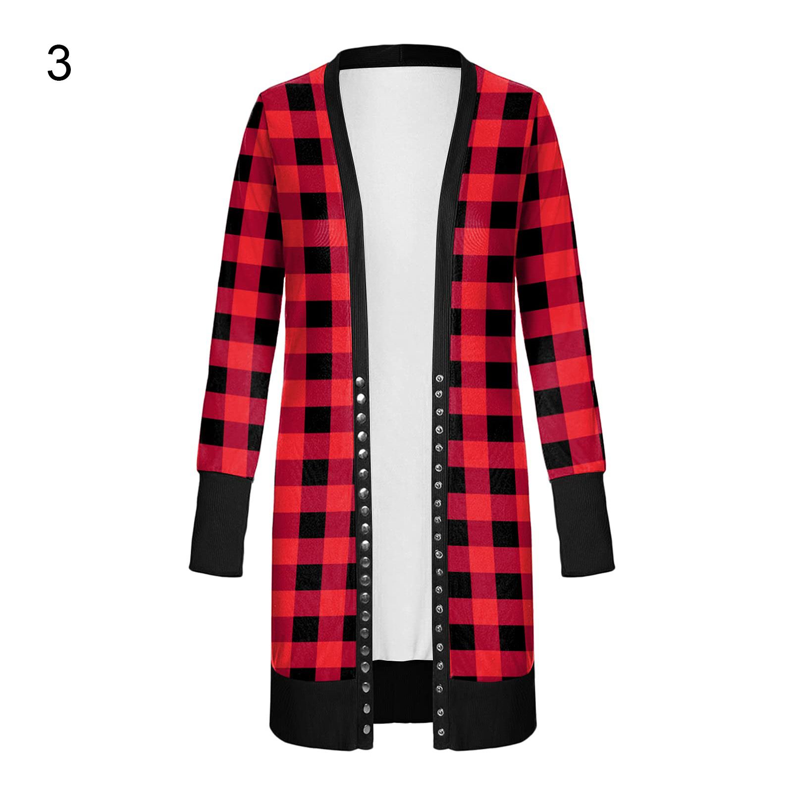 Lady Coat Long Sleeve Skin-friendly Christmas Jacket