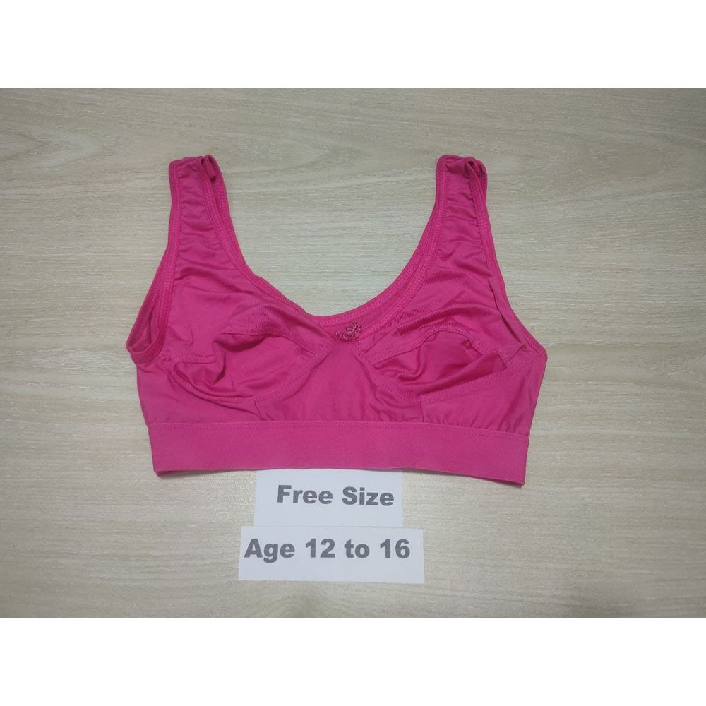 Girls Bra cotton spandex soft age 16 to 20 (Free size)