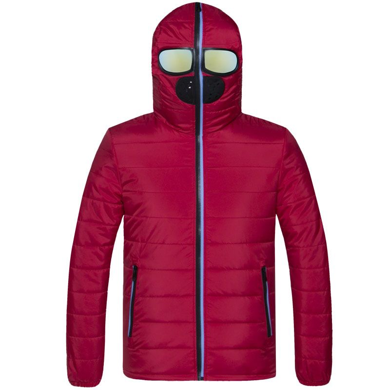Hooded with Glasses jacket men Winter Parka Men Windbreak Thick Warm Windproof Coats Male Hooded Jackets Men's Winter Jackets