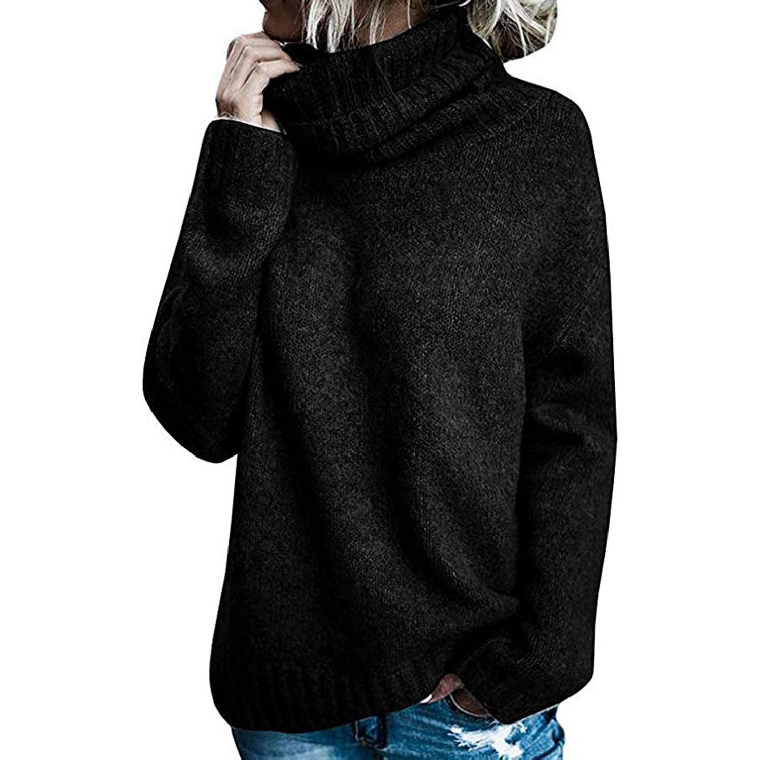 Pullover Sweater Cold Resistant Loose-fitting Patchwork Sweatshirt