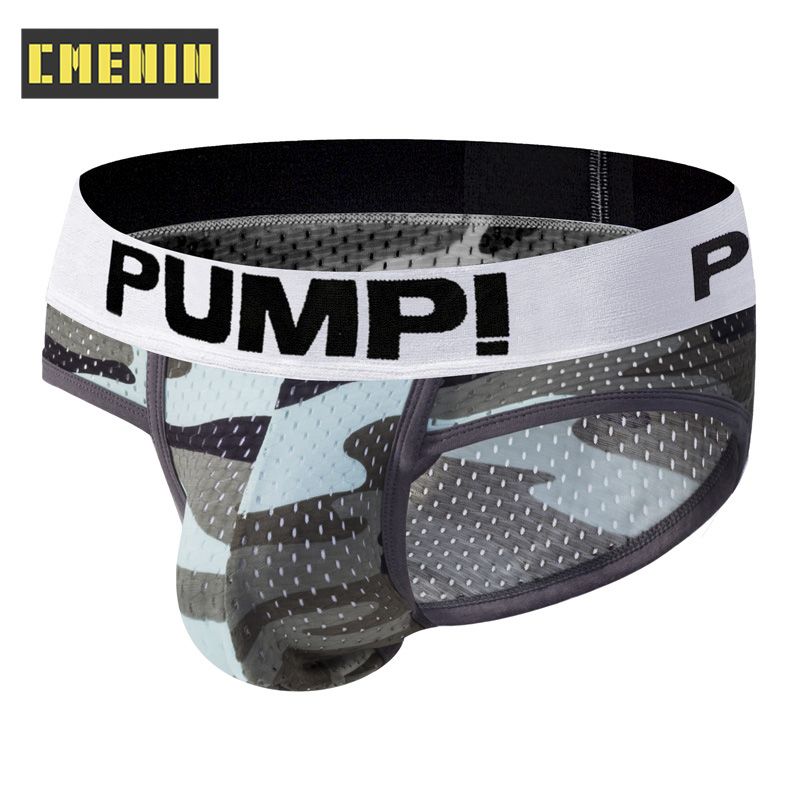 CMENIN 1pcs PUMP 1Pcs Cotton Plain Comfortable Underwear Men Jockstrap 2021 New Briefs Mens Underpants New PU187
