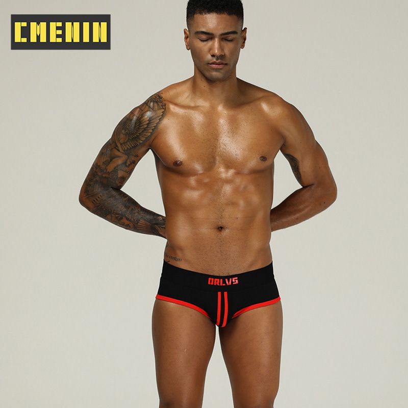 CMENIN 1pcs ORLVS (1 Pieces)  Men Underwear Briefs Cotton Breathable Male Underpants Fashion Mens OR168