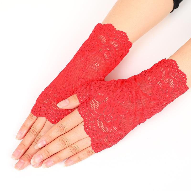 Lace Net Hand gloves ladies and fashion design