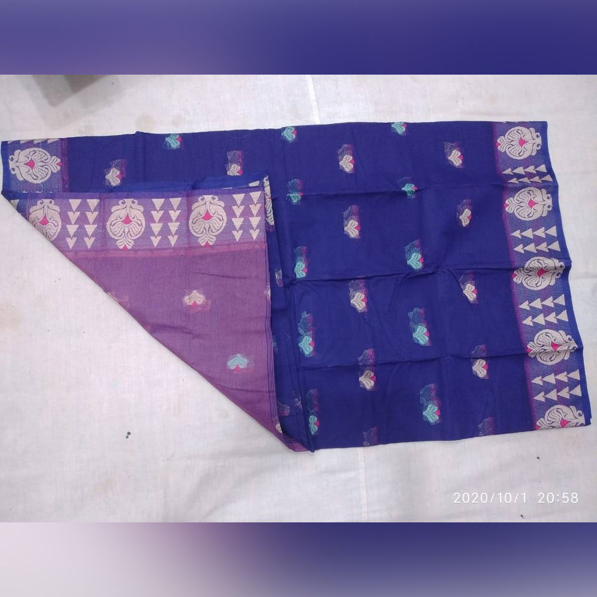 Tangail Suti / Cotton Saree for Women with Blouse Piece