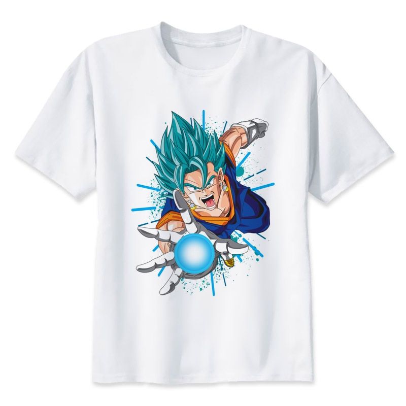 super t shirt goku costume Men's  tshirt anime male fun super Z Beerus blue  t-shirt clothing top tees