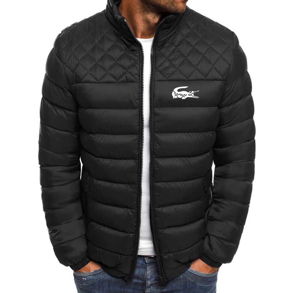 men's stand-up collar warmth thick cotton parker jacket winter fashion casual cotton jacket men's cotton down jacket