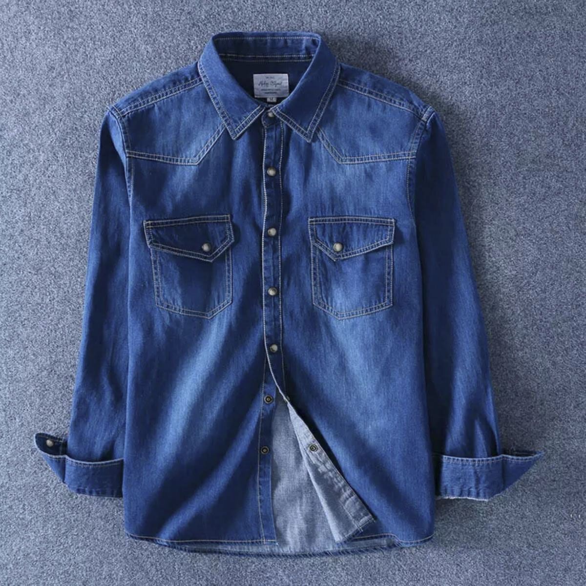 Denim Long sleeve Casual for men