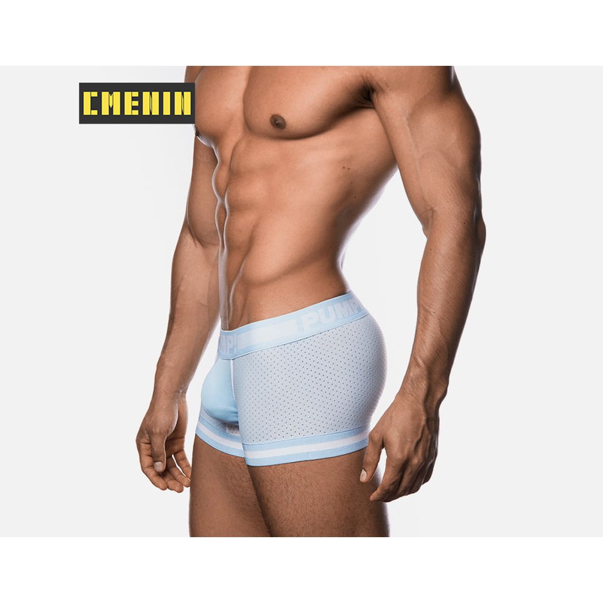 CMENIN Soft (1 Pieces) PUMP Spandex Low waist Boxer Men Underware Trunks Popular Patchwork  Mens Underwear Boxershorts Sport 2021 New H499