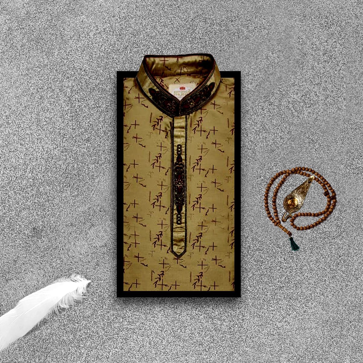 New Stylish Semi Long Cotton Indian Panjabi for Men
