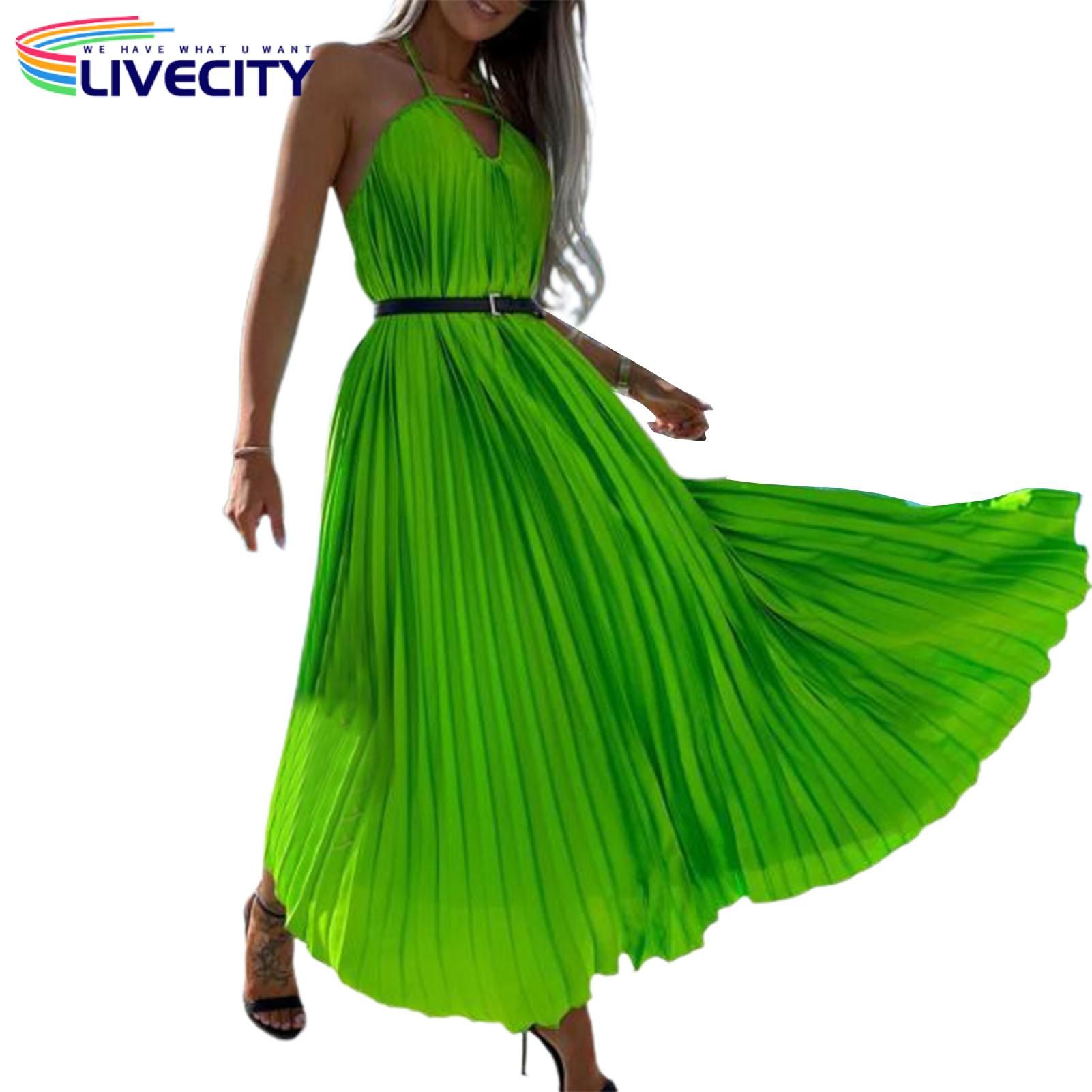 Maxi Dress Loose Bohemian Large Hem Dress
