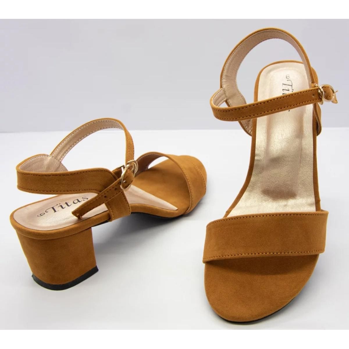 Semi Pancil Heel Hand Made Sandel For Women - Shoes For Girls