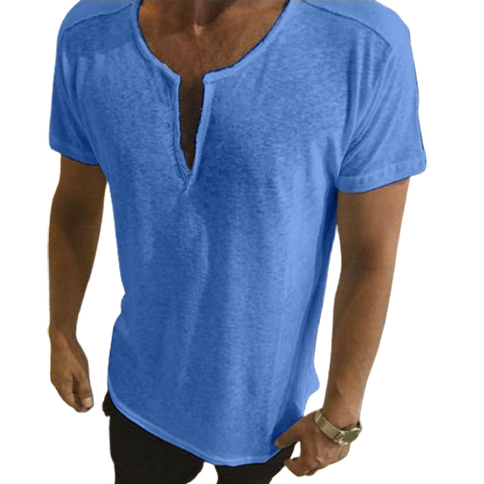 Summer T-shirt Thin Men Casual Sports Tee Shirt