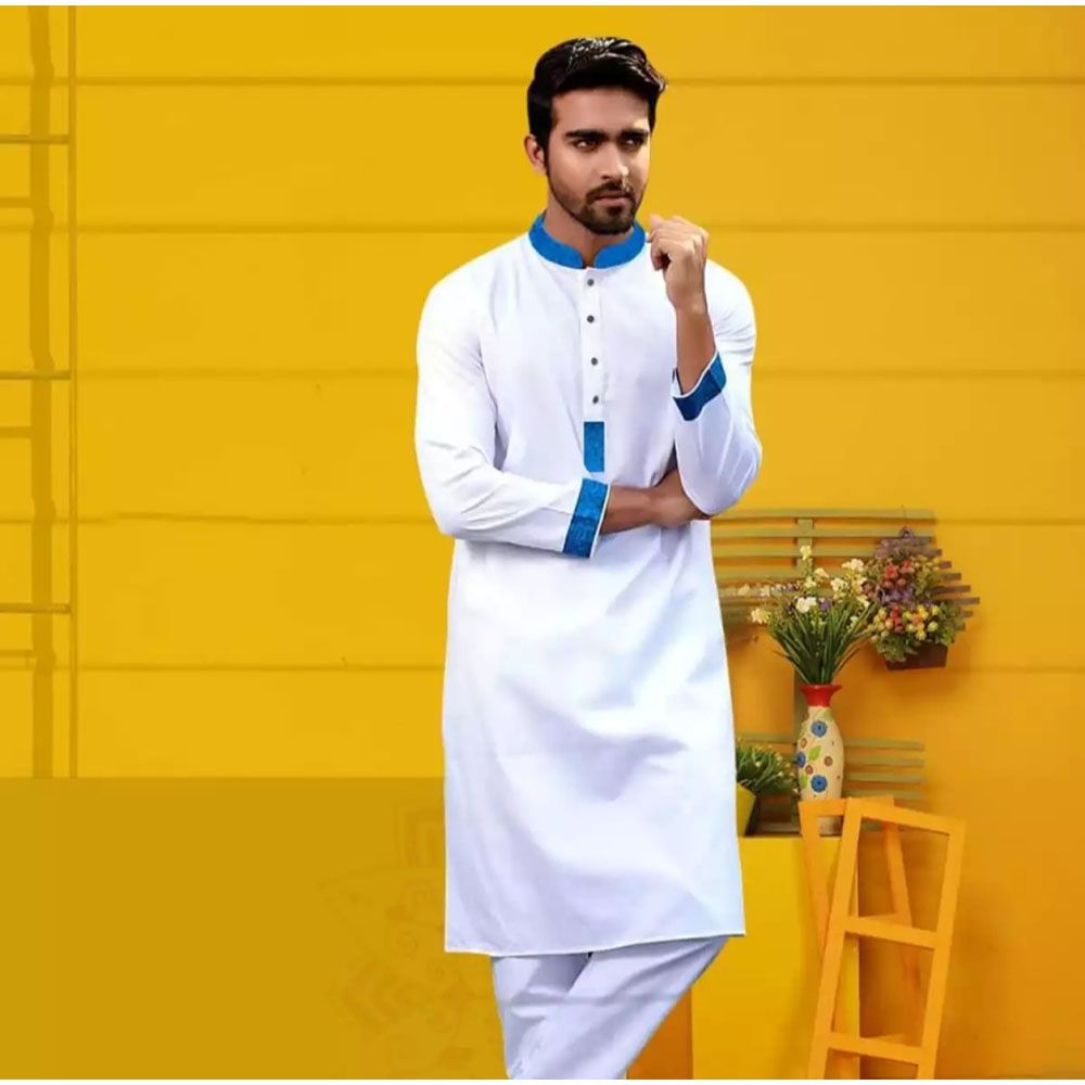 standard and Stylish semi long Panjabi for men