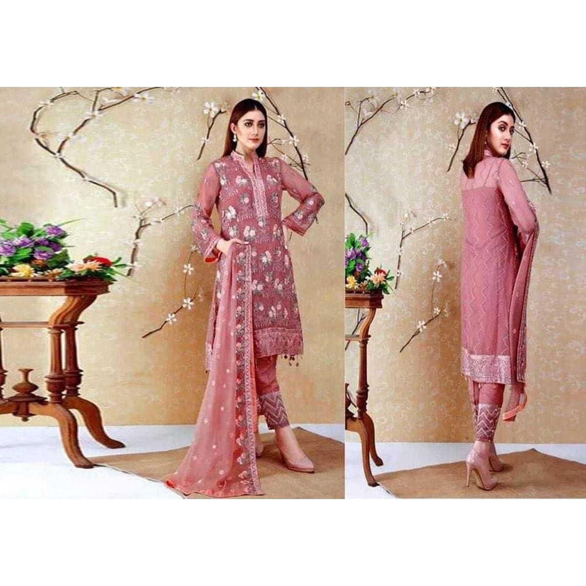 Indian Soft Georgette Inner & Selowar for Women