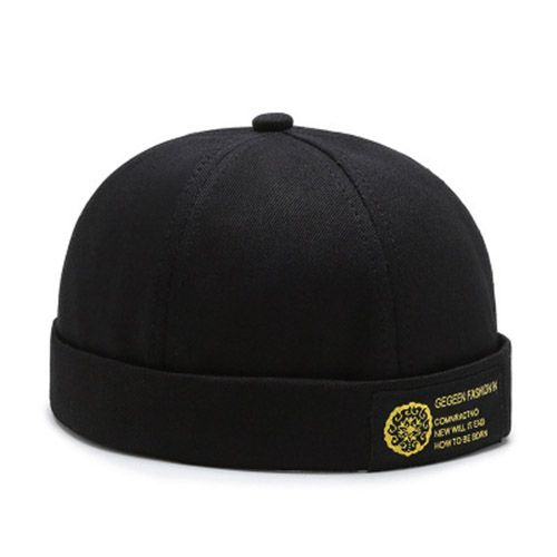 【ALLGOOD】for Woman Retro Skullcap Hat Cap Adjustable  Rolled Cuff Brimless Bonnet Beanies Girl