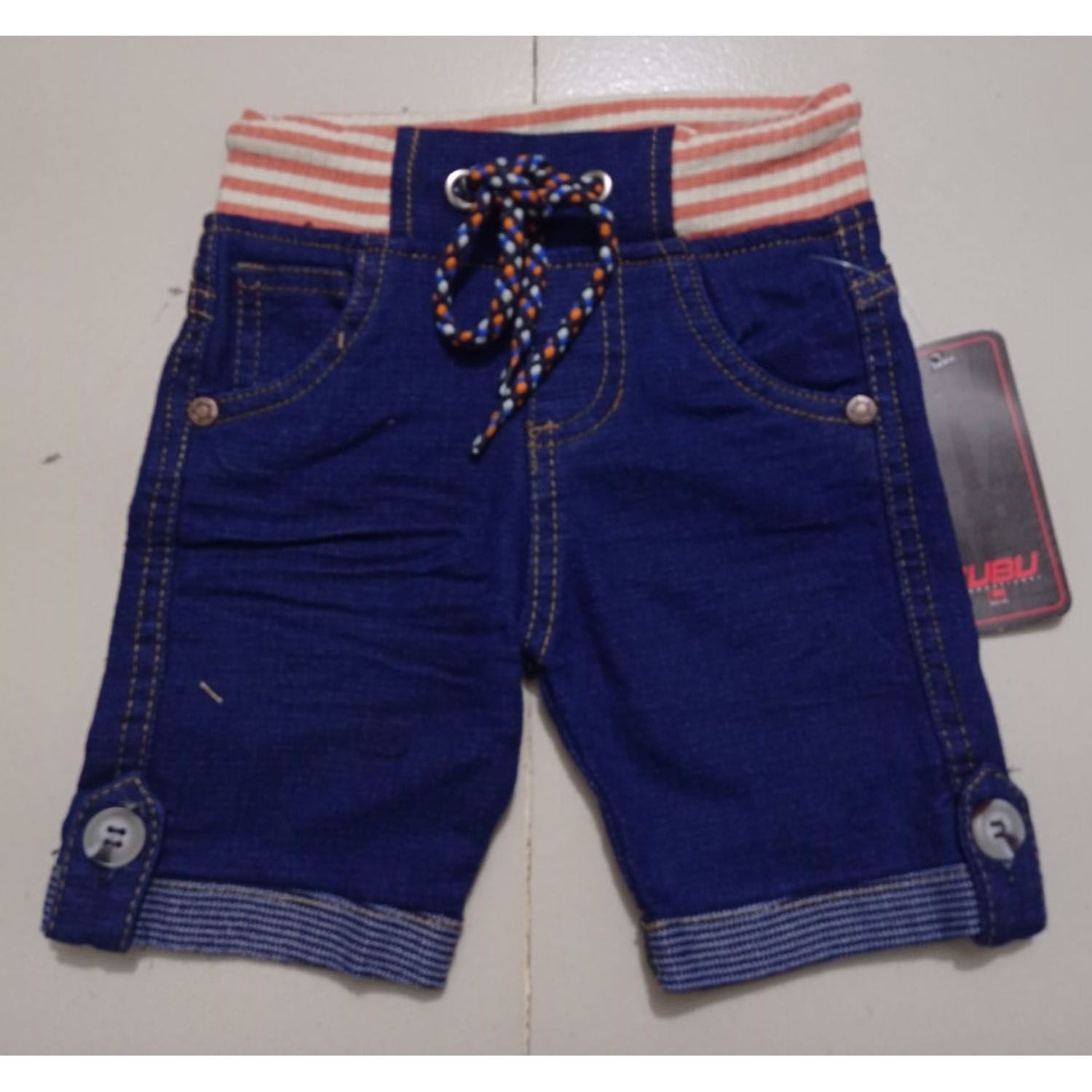 Blue Color Cotton Stretch Stylish Denim  Long and Half Jeans Pant For Kids