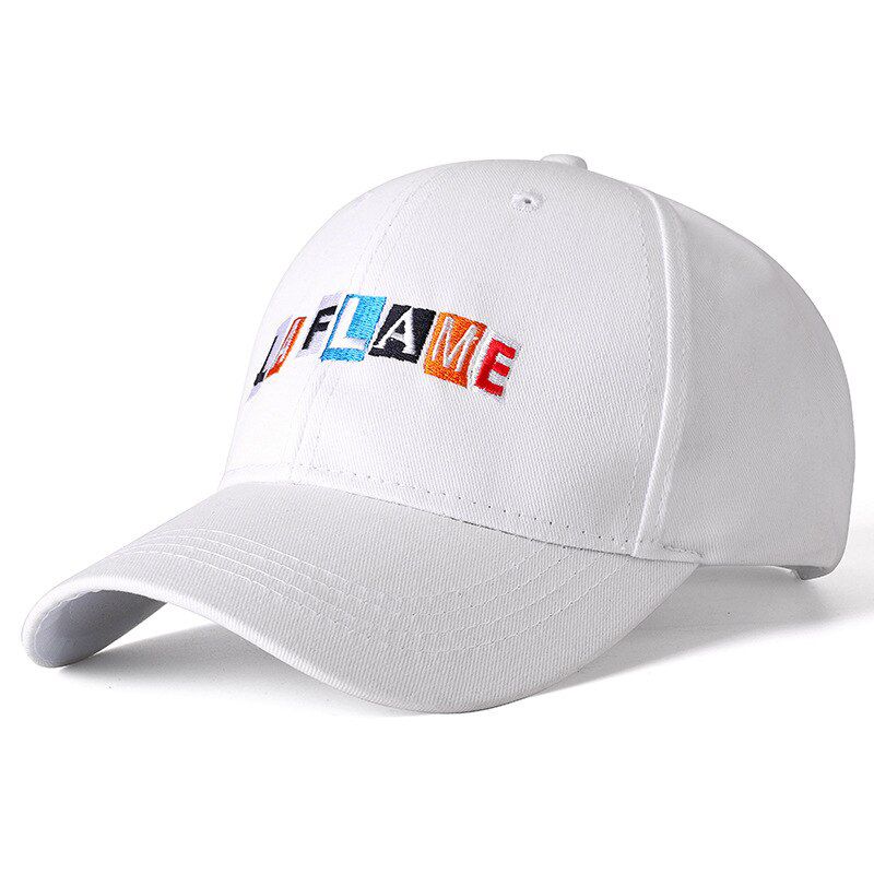 Cotton Cap LA FLAME Dad Hat High Quality Travis Scotts Baseball Caps High Quality Black Hats