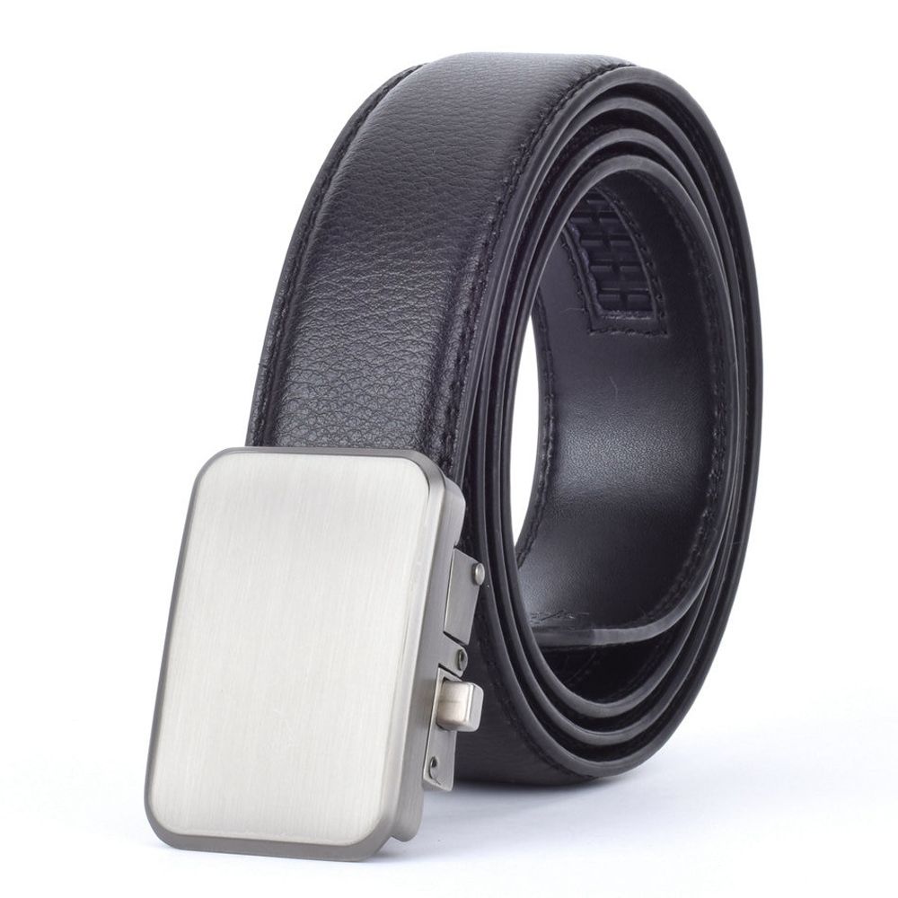 WOWTIGER Mens Luxury Leather Strap Male Automatic Buckle Belts For Men Waistband ceinture cinto masculino Belt