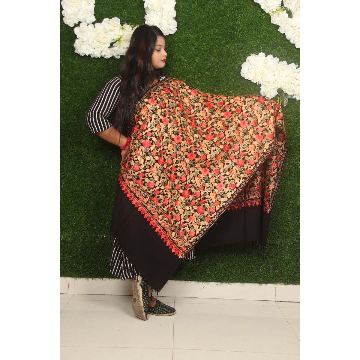 Kashmiri Pashmina Shawl Perfect for Winter Wear Kashmiri Pashmina