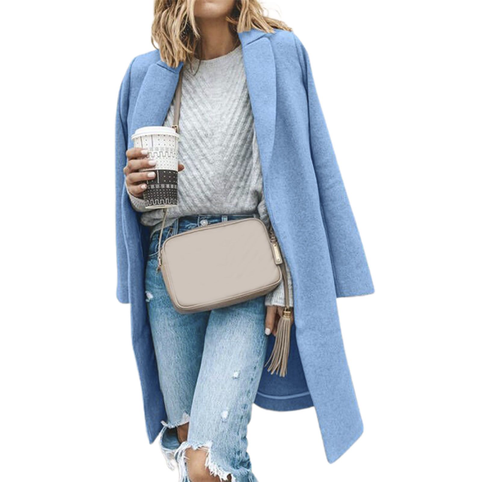 Woolen Suit Coat Intellectual Loose Casual Double-Sided Woolen Jacket Coat
