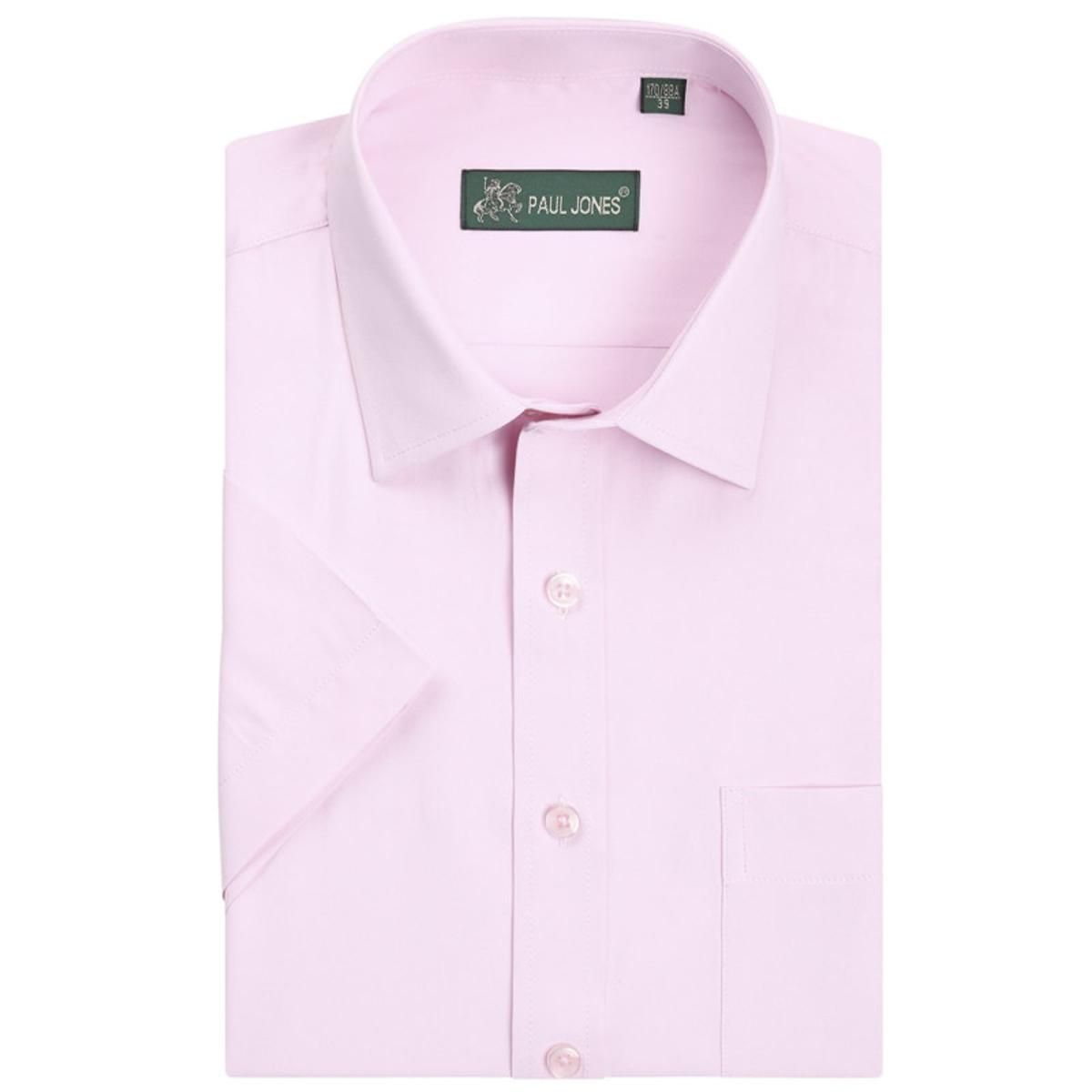 Men's Short Sleeve Shirts Men Business Formal Dress Shirts Social Shirt Classic Style Brand Non-Iron Male Shirts Office Wear