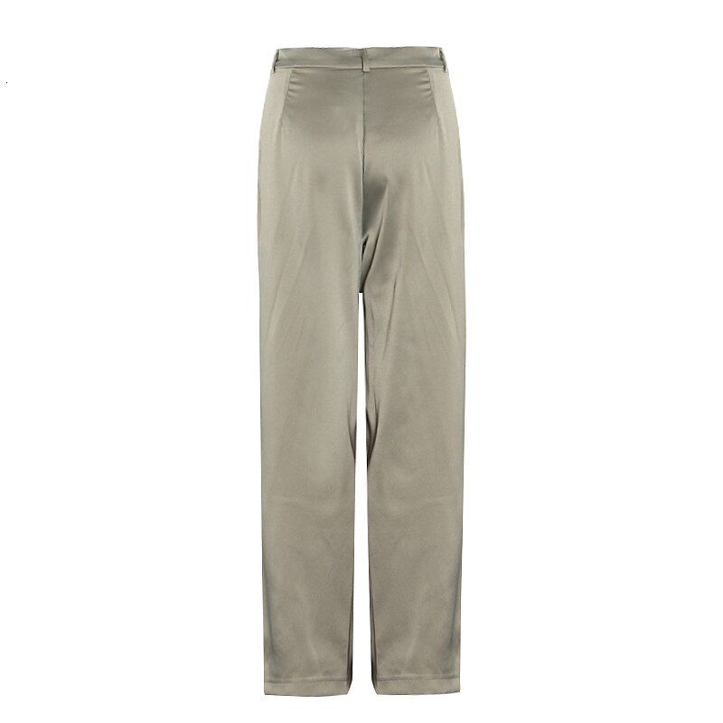 Maxi Pants For Women High Waist Zipper Pocket Summer Big Large Size Long Trousers Fashion Elegant Clothing