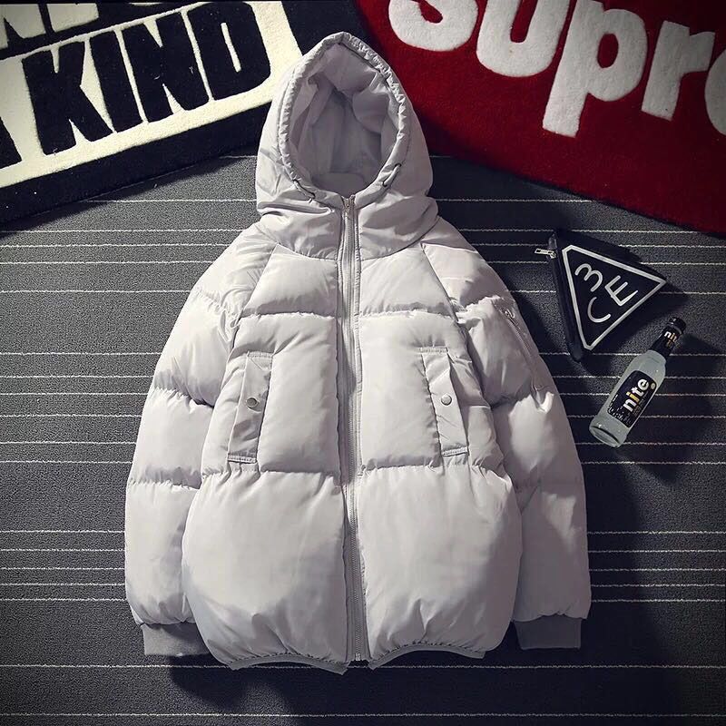 Zipper Men's Overcoat Windbreaker Winter Jackets Coat Cotton MThcik Male Hooded Warm Outwear Coats Clothing Sportswear #mf