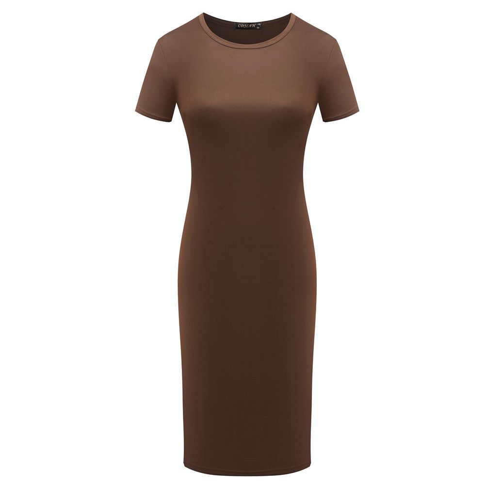 Sexy Bodycon Dresses Women Midi Pencil Dress Disney Short Sleeve Summer Minnie Print O Neck Casual Party Femme Robes Streetwear