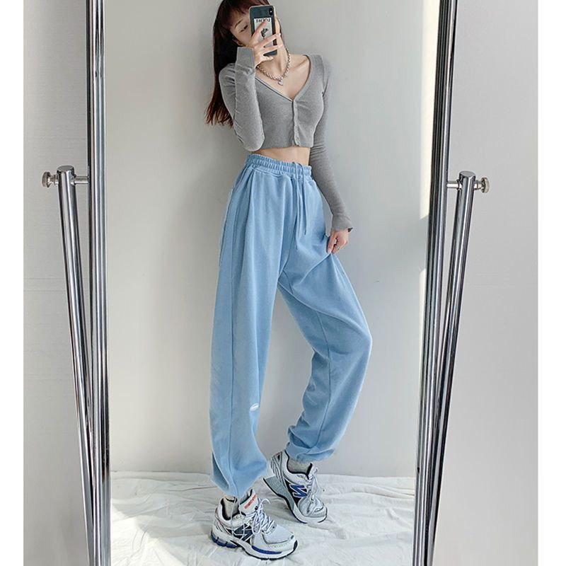 Women pants Jogging Sweatpants Women Baggy Sports Pants Gray Jogger High Waist Sweat Casual Trousers For Female Plus Size