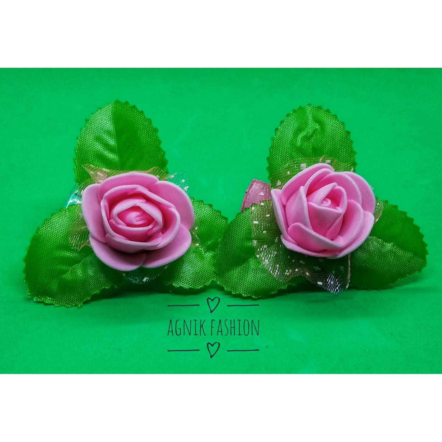 Roses Baby clips For Girls 1 pair