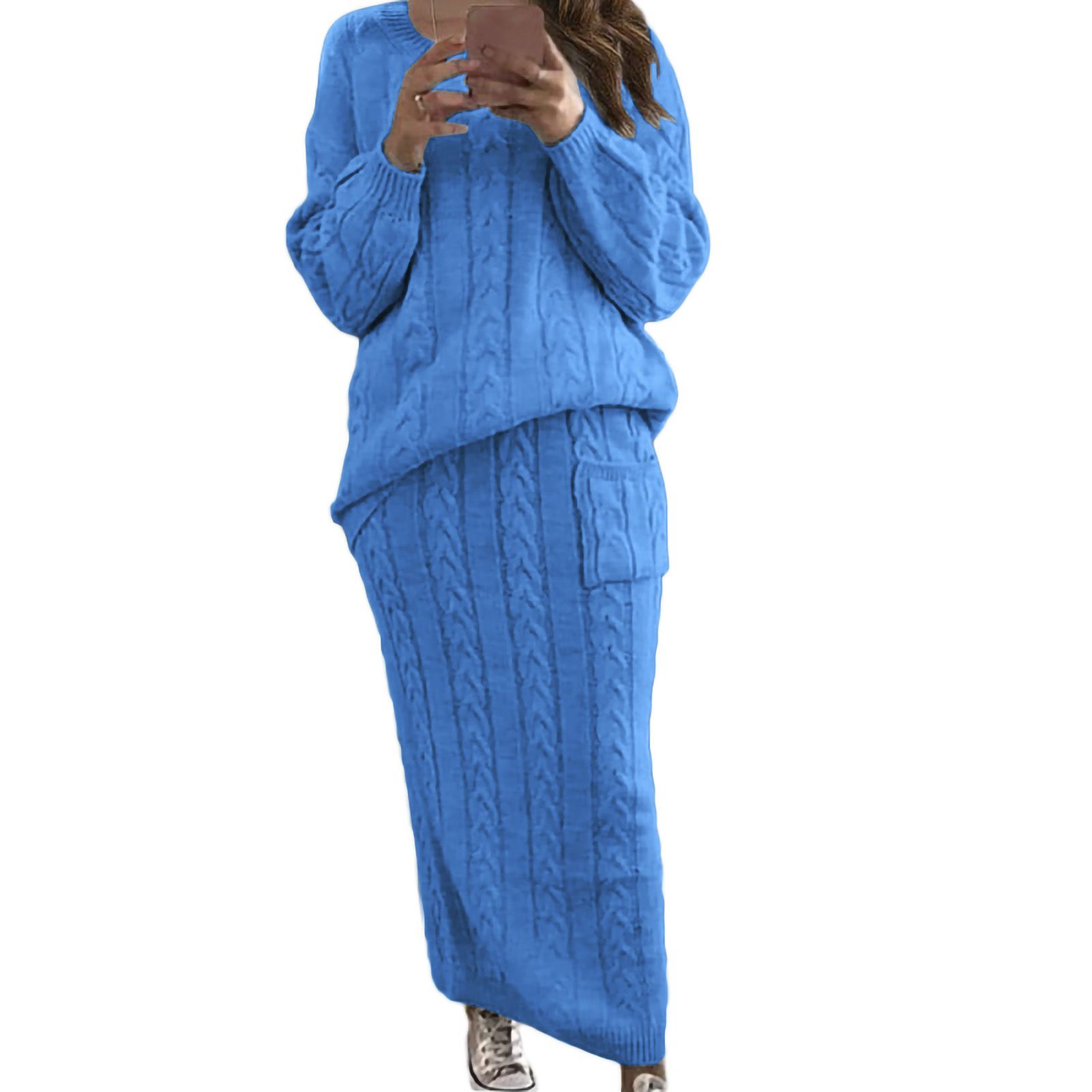Winter Suit Loose Leisure Sweater Suit