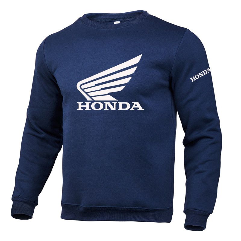 Men's Hooded Honda Car Logo Color Fashion Sweatshirt Long Sleeve Autumn Spring winter Ccasual Hoodies Sports Sweatshirts
