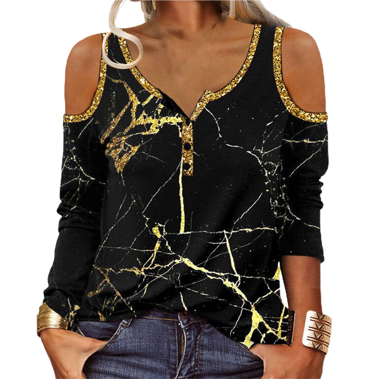 Shirt Crk Pattern Leisure Women Top Spg Top