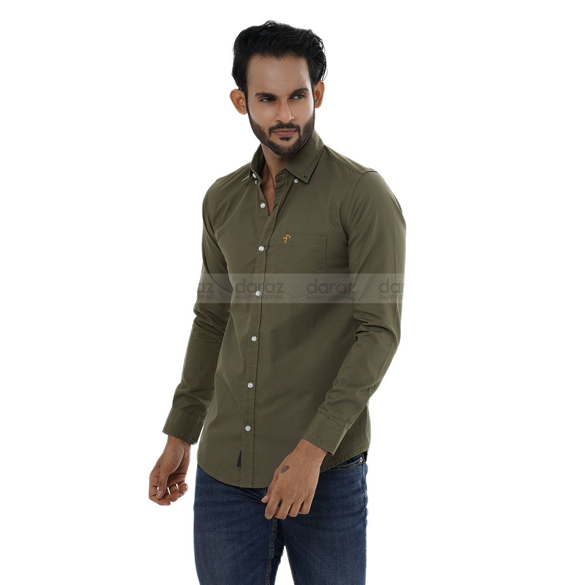Solid Multi Color Full Sleeve Cotton Shirt For Men (Shirt For Men Fine Tex Bd Shirt for Men)