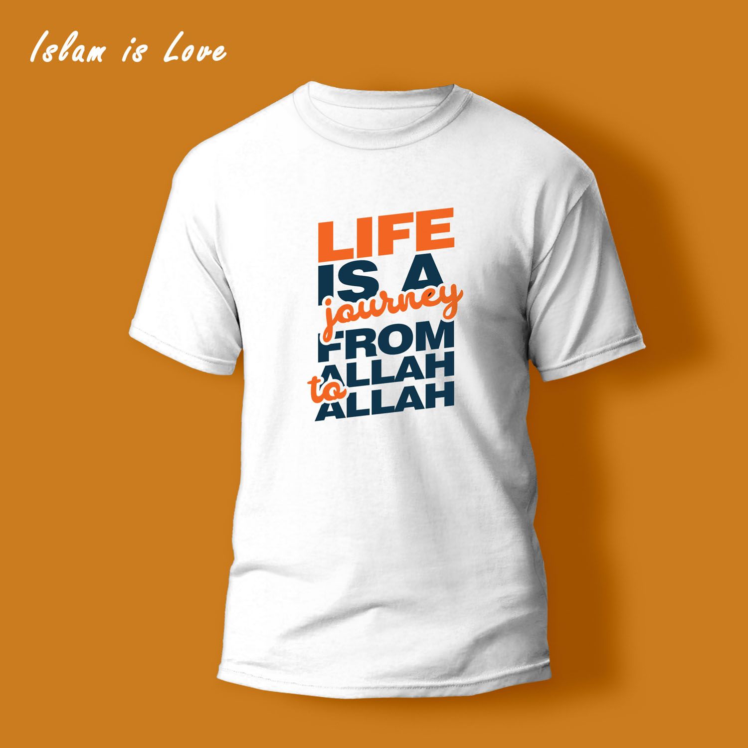 Islamic T-Shirt for Men White China Cotton Short Sleeve Most Trending T-Shirt for Men