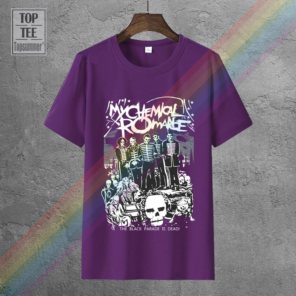 My Chemical Romance Mcr Dead Tshirts Goth Gothic Tee-Shirt Emo Punk Woman Gym Sweatshirt Men'S T Shirt Rock pie T Shirts