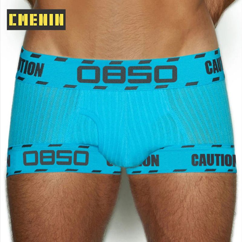 CMENIN Soft BS Fashion Men underwear Boxers Quick Dry Letter Mens Boxer Trunks 2021 New BS3104